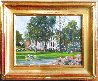 West Forsyth Park 1990 22x26 - Savannah, Georgia Original Painting by Ray Ellis - 1
