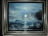 Azure Ocean 1988 32x39 Original Painting by Raymond Page - 1