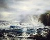 Azure Ocean 1988 32x39 Original Painting by Raymond Page - 0