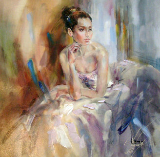 Soft As Silk 2009 Embellished Limited Edition Print - Anna Razumovskaya Soft As Silk 2009 Embellished Limited Edition Print - Anna Razumovskaya