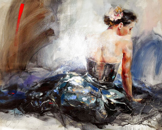 Anna Razumovskaya, Dancing With a Violin, Embellished print