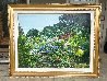 A Garden’s Elegance 1993 40x50 - Huge - Longwood Gardens, Dupont Estate - Pennsylvania Original Painting by Joann Rea - 1
