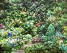 Terraced Garden with Steps 24x30 - Pennsylvania Original Painting by Joann Rea - 0
