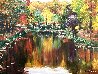 Brookside with Red Fence 18x24 - Maryland Original Painting by Joann Rea - 0