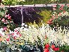 Rose Garden with Trellis 24x30 Original Painting by Joann Rea - 2