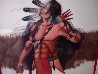 Untitled Native American 1996 39x31 Original Painting by Robert Redbird, Sr. - 2