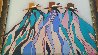 Three Kiowa Men 1982 28x36 Works on Paper (not prints) by Robert Redbird, Sr. - 2