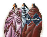 Kiowa Watercolor 1986 33x40 - Huge Watercolor by Robert Redbird, Sr. - 0 Kiowa Watercolor 1986 33x40 - Huge Watercolor by Robert Redbird, Sr. - 0