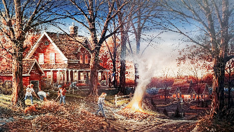 Autumn Evening 1993 - Huge Limited Edition Print - Terry Redlin