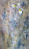Japanese Iris 2000 61x41 - Huge Original Painting by Christopher Reilly - 0