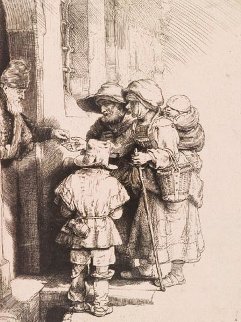 Alms Giver Limited Edition Print - Rembrandt Alms Giver Limited Edition Print - Rembrandt
