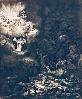Angel Appearing Before the Shepherds Limited Edition Print - Rembrandt Angel Appearing Before the Shepherds Limited Edition Print - Rembrandt