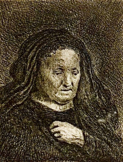 Artist's Mother With Hand on Her Chest Limited Edition Print - Rembrandt Artist's Mother With Hand on Her Chest Limited Edition Print - Rembrandt
