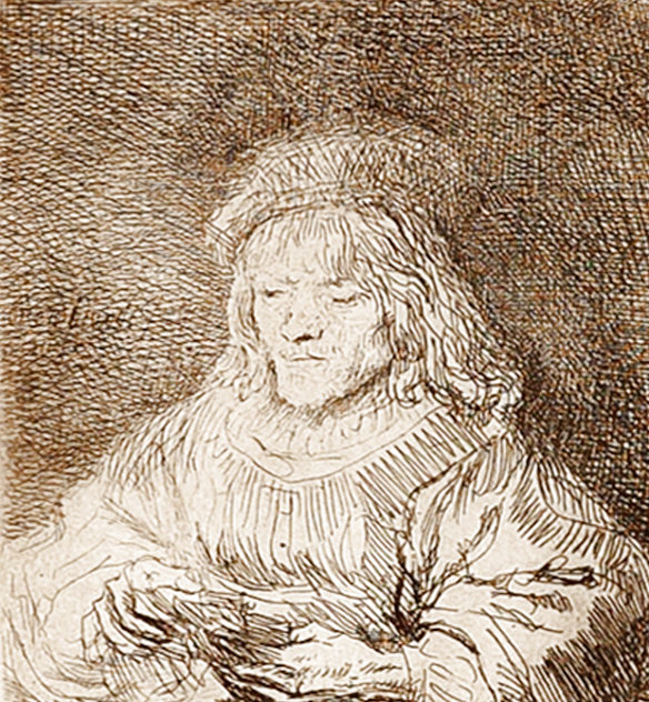 Card Player 1641 Limited Edition Print by  Rembrandt