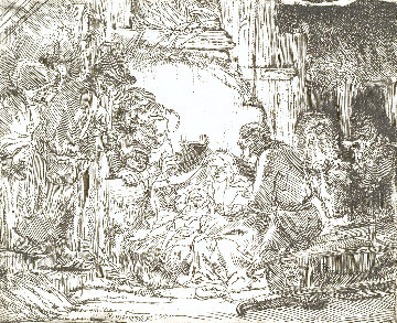 Adoration of the Shepherds Limited Edition Print - Rembrandt Adoration of the Shepherds Limited Edition Print - Rembrandt