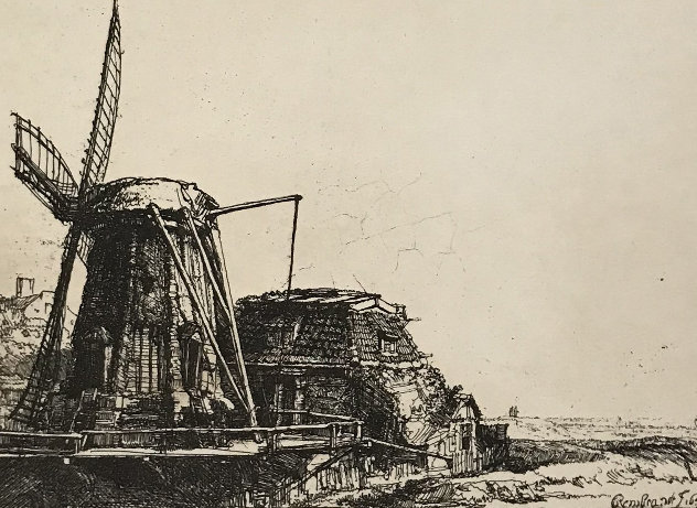 Windmill Limited Edition Print by  Rembrandt Millennium Edition