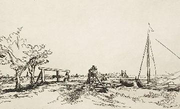 Bridge Limited Edition Print - Rembrandt Millennium Edition Bridge Limited Edition Print - Rembrandt Millennium Edition