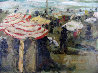 Strand Gezicht Normandy 1939 19x23 - France Original Painting by Paul Renard - 1