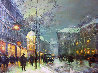 Home Before Dark 27x31 Original Painting by Paul Renard - 0 Home Before Dark 27x31 Original Painting by Paul Renard - 0