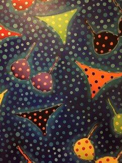 Fizz And Polka Dot Bikinis 2006 58x40 Huge Original Painting - Rene Lalonde Fizz And Polka Dot Bikinis 2006 58x40 Huge Original Painting - Rene Lalonde