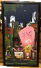 Gigi's Cotton Candy 2003 52x28 Original Painting by Rene Lalonde - 3
