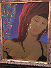 Striptease 1995 26x24 Original Painting by Rene Lalonde - 1