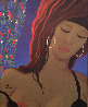 Striptease 1995 26x24 Original Painting by Rene Lalonde - 0