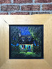 Nightfall in Happytown 2009 30x30 Original Painting by Rene Lalonde - 1