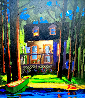 La Récompense / The Reward 1999 24x22 Original Painting - Rene Lalonde La Récompense / The Reward 1999 24x22 Original Painting - Rene Lalonde