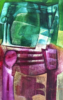 La Otra Figura 2004 60x40 Huge Original Painting - Raul Enmanuel La Otra Figura 2004 60x40 Huge Original Painting - Raul Enmanuel