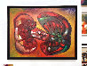 La Locomotora De Mi Papa 2006 55x75 Huge Original Painting by Raul Enmanuel - 6