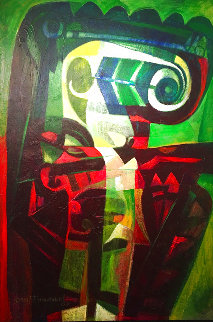 Gurugu 2008 60x40 Huge Original Painting - Raul Enmanuel Gurugu 2008 60x40 Huge Original Painting - Raul Enmanuel