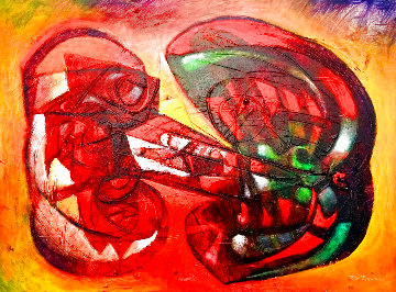 A Jamaica 2006 33x43 Original Painting - Raul Enmanuel A Jamaica 2006 33x43 Original Painting - Raul Enmanuel