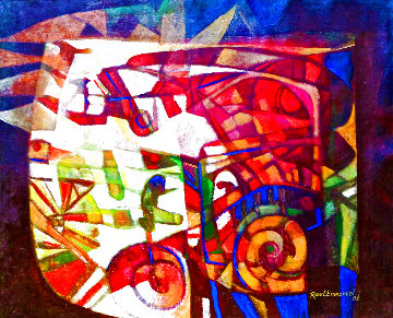 La Lampara 2006 40x50 Huge Original Painting - Raul Enmanuel La Lampara 2006 40x50 Huge Original Painting - Raul Enmanuel