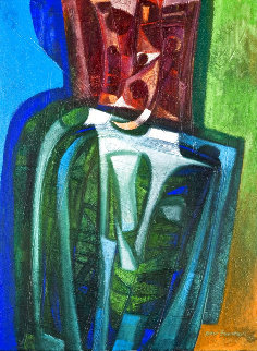 La Posee Correcta 2007 44x34 Original Painting - Raul Enmanuel La Posee Correcta 2007 44x34 Original Painting - Raul Enmanuel