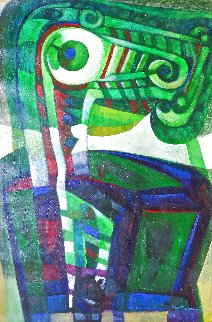 El Otro 2007 60x40 Huge Original Painting - Raul Enmanuel El Otro 2007 60x40 Huge Original Painting - Raul Enmanuel