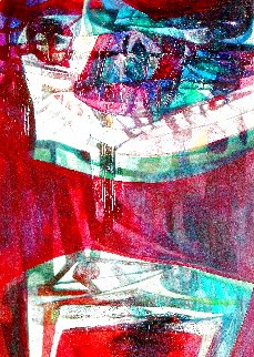 Simetria 2004 76x56 Huge Original Painting - Raul Enmanuel Simetria 2004 76x56 Huge Original Painting - Raul Enmanuel