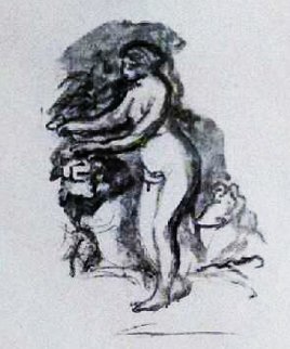 Femme Au Cep De Vigne 1904 Limited Edition Print - Pierre Auguste Renoir