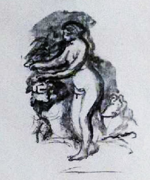 Femme Au Cep De Vigne 1904 Limited Edition Print by Pierre Auguste Renoir