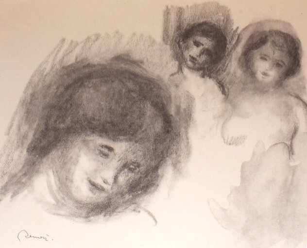 Pierre-Auguste Renoir【母と子】　保証書 Pierre-Auguste Renoir【母と子】 保証書 美術品・アンティーク