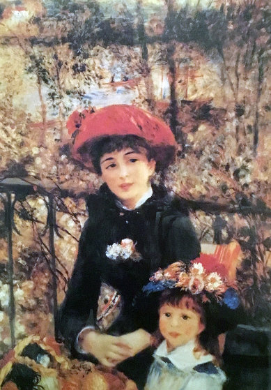 Pierre-Auguste Renoir【母と子】　保証書 Mother and Child - by Pierre-Auguste Renoir