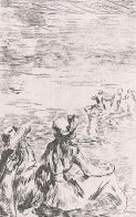 Sur La Plage a Berneval Limited Edition Print by Pierre Auguste Renoir - 0 Sur La Plage a Berneval Limited Edition Print by Pierre Auguste Renoir - 0