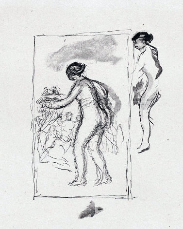 Femme Au Cep De Vigne, 4th Variante 1904 Limited Edition Print - Pierre Auguste Renoir