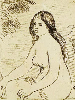 Femme Nue Assise 1906 Limited Edition Print - Pierre Auguste Renoir Femme Nue Assise 1906 Limited Edition Print - Pierre Auguste Renoir