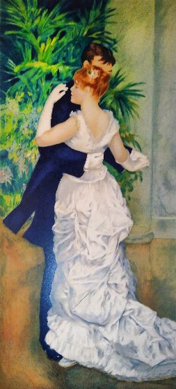 Renoir、LES AMOUREUX、希少画集画、新品額装付 Pierre_Auguste_Renoir_Danse__L