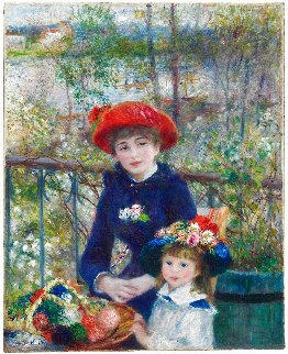 Two Sisters (On the Terrace) 1993 Limited Edition Print - Pierre Auguste Renoir