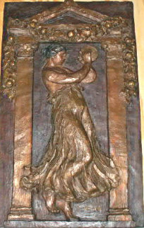 Dancer with Tambourine III Bronze Bas Relief 1989 Sculpture - Pierre Auguste Renoir Dancer with Tambourine III Bronze Bas Relief 1989 Sculpture - Pierre Auguste Renoir