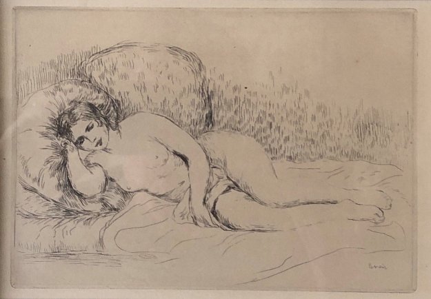Femme Nu En Couchee Limited Edition Print by Pierre Auguste Renoir Femme Nu En Couchee Limited Edition Print by Pierre Auguste Renoir