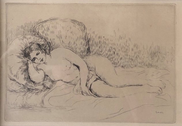 Femme Nu En Couchee Limited Edition Print by Pierre Auguste Renoir