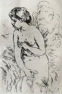 Baigneuse Debout, a Mi-Jambes 1910 Limited Edition Print - Pierre Auguste Renoir Baigneuse Debout, a Mi-Jambes 1910 Limited Edition Print - Pierre Auguste Renoir